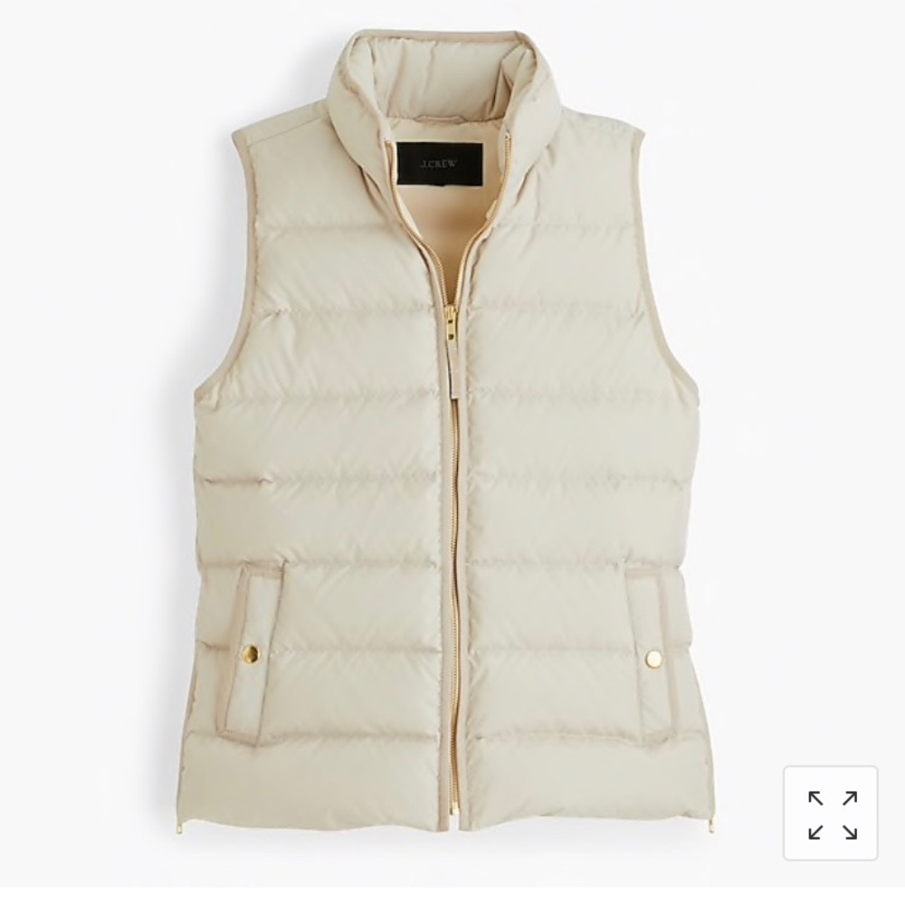 JCrew Mountain puffer vest